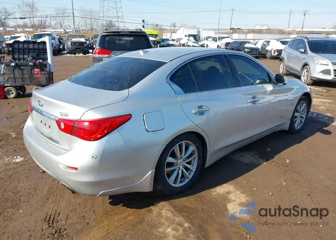 2017 Infiniti Q50 3.0T Premium z USA, uszkodzony, nr VIN JN1EV7AR1HM830491